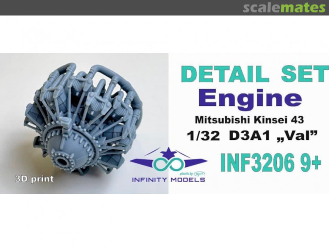 Boxart Aichi D3A1 Val Engine INF 3206 9+ Infinity Models Boxart Aichi D3A1 Val Engine INF 3206 9+ Infinity Models