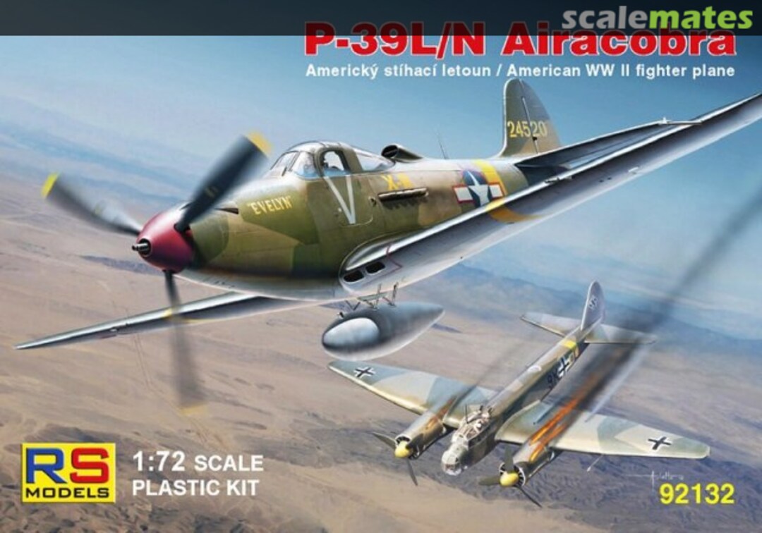 Boxart P-39L/N Airacobra 92132 RS Models Boxart P-39L/N Airacobra 92132 RS Models
