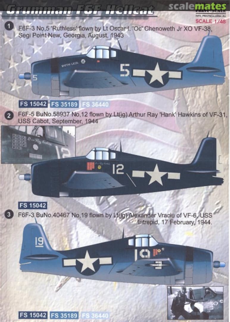 Boxart Grumman F6F Hellcat 48-071 Print Scale Boxart Grumman F6F Hellcat 48-071 Print Scale