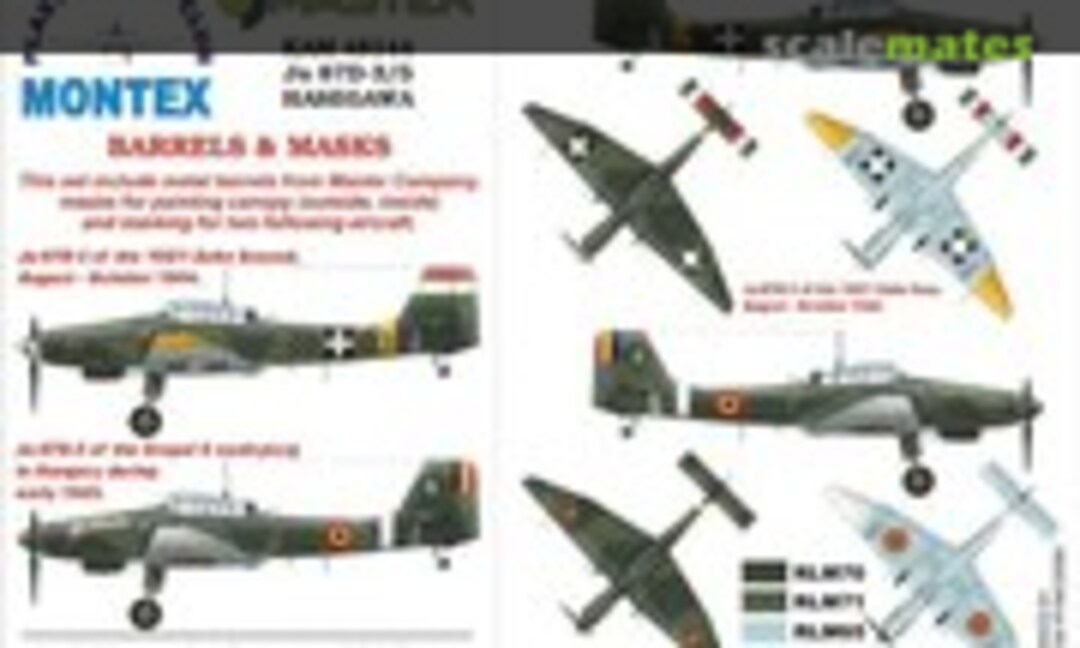 1:48 Junkers Ju 87D-3/5 Stuka (Montex KAM48144) KAM48144