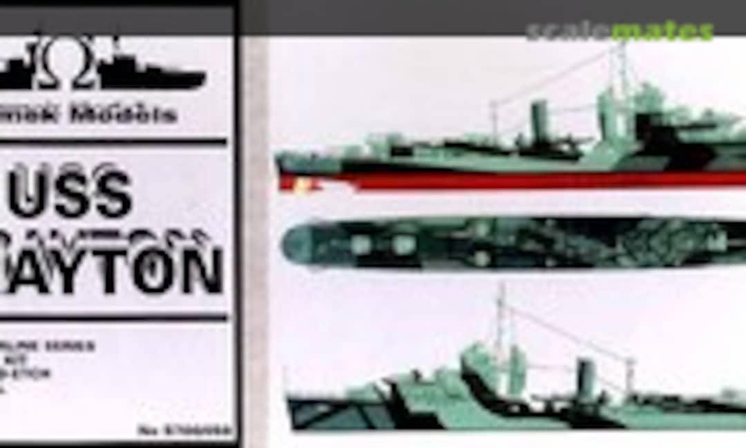 1:700 USS Drayton 1944 (ROP o.s. Samek Models S700/059)
