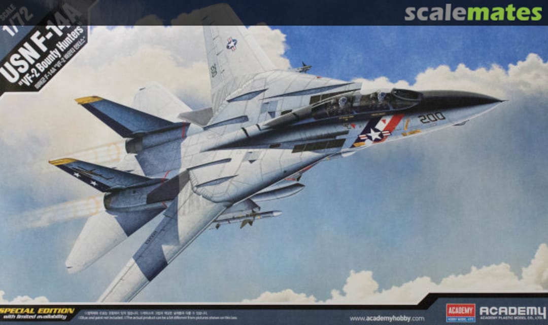 Boxart USN F-14A "VF-2 Bounty Hunters" 12532 Academy Boxart USN F-14A "VF-2 Bounty Hunters" 12532 Academy