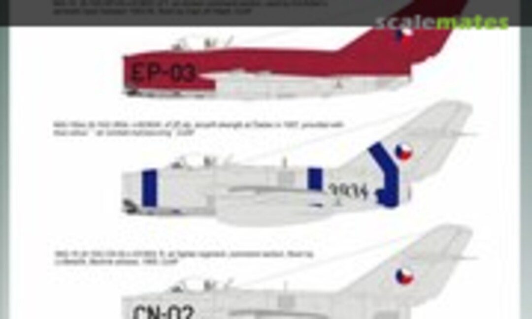 1:72 Mikoyan MiG-15 in CzAF, Pt.2 (H-Models Decals HMD72014) HMD72014