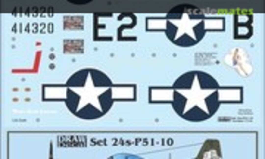 1:24 P-51D "Geraldine" (Draw Decal 24-P51-10) 24-P51-10