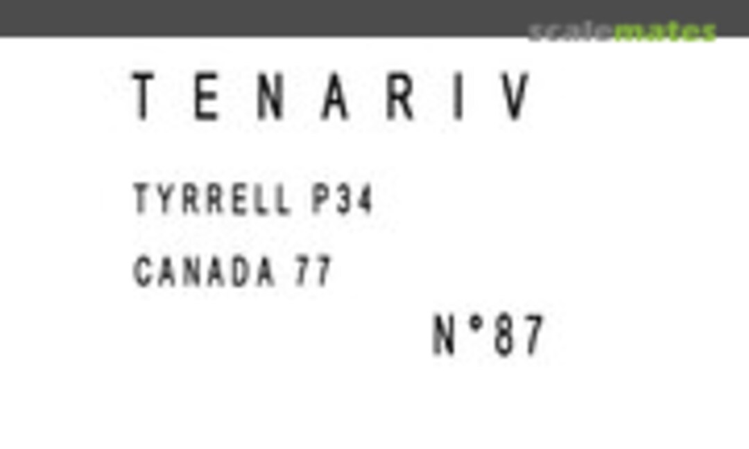 1:43 Tyrrell P34 (Tenariv 087)