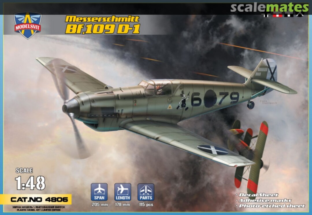 Boxart Messerschmitt Bf 109D-1 4806 ModelSvit Boxart Messerschmitt Bf 109D-1 4806 ModelSvit