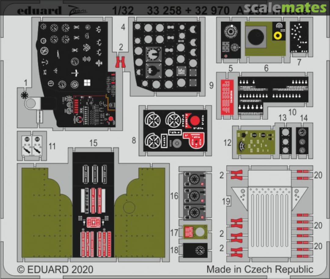 Boxart A-26B Invader - cockpit interior 32970 Eduard Boxart A-26B Invader - cockpit interior 32970 Eduard