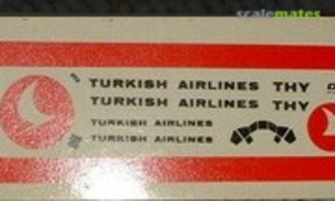 1:144 Turkish Airlines THY DC-9 (Jet Set Decals JSD-116) JSD-116