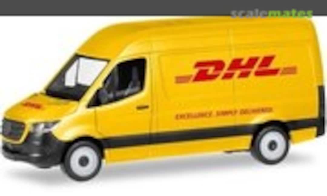 1:87 Mercedes Benz Sprinter '18 Kasten HD &quot;DHL&quot; (Herpa 094313)