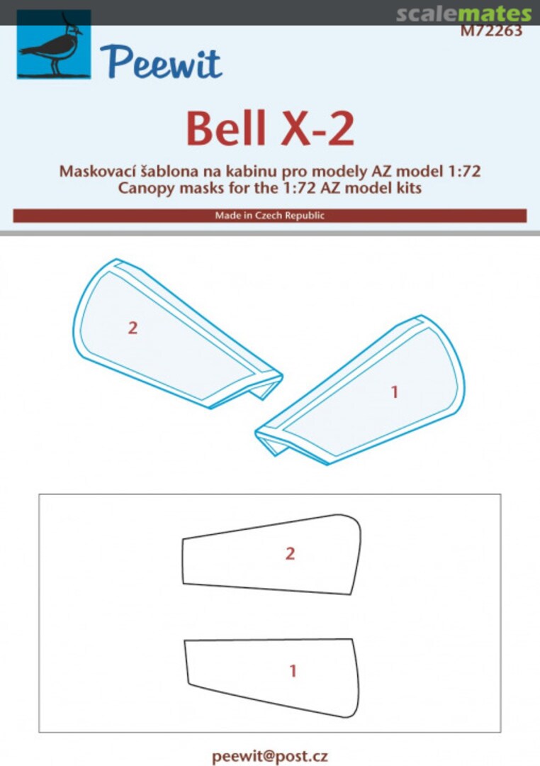Boxart Bell X-2 M72263 Peewit Boxart Bell X-2 M72263 Peewit