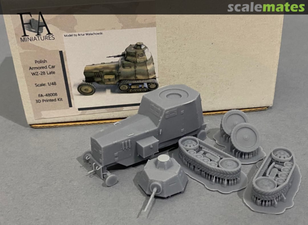 Boxart Armored Car WZ-28 Late FA-48008 F&A Miniatures Boxart Armored Car WZ-28 Late FA-48008 F&A Miniatures