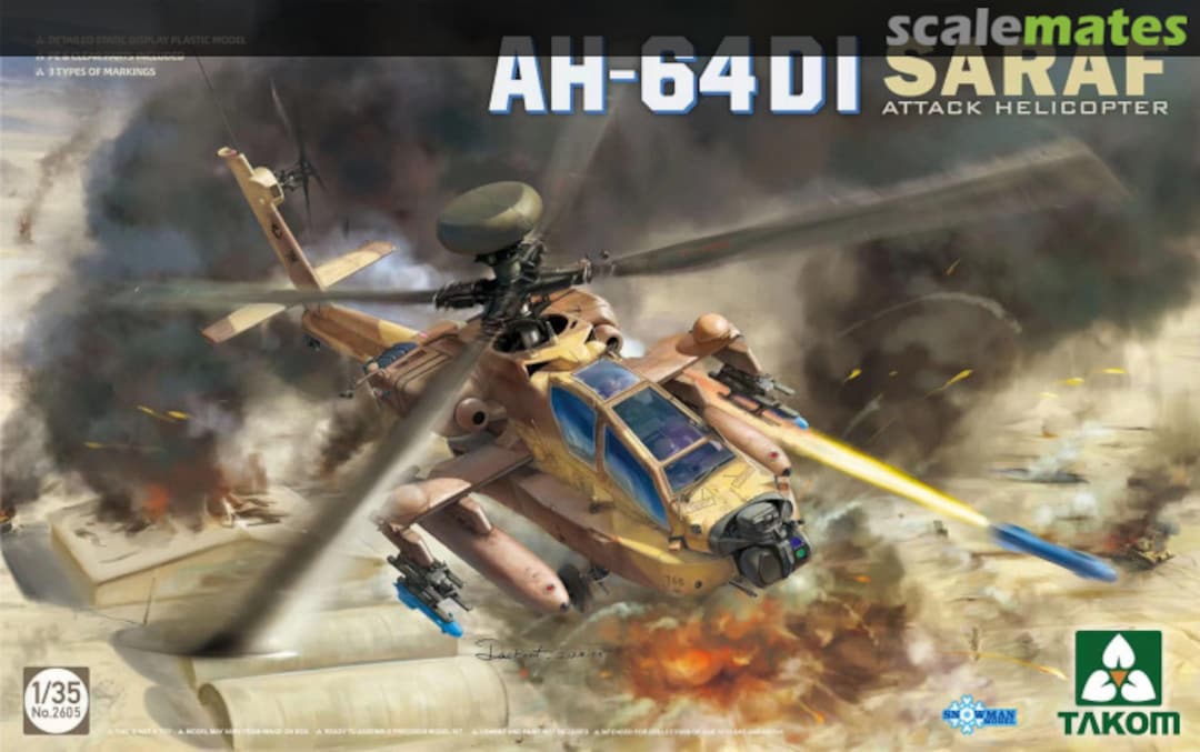 Boxart AH-64DI Saraf 2605 Takom Boxart AH-64DI Saraf 2605 Takom