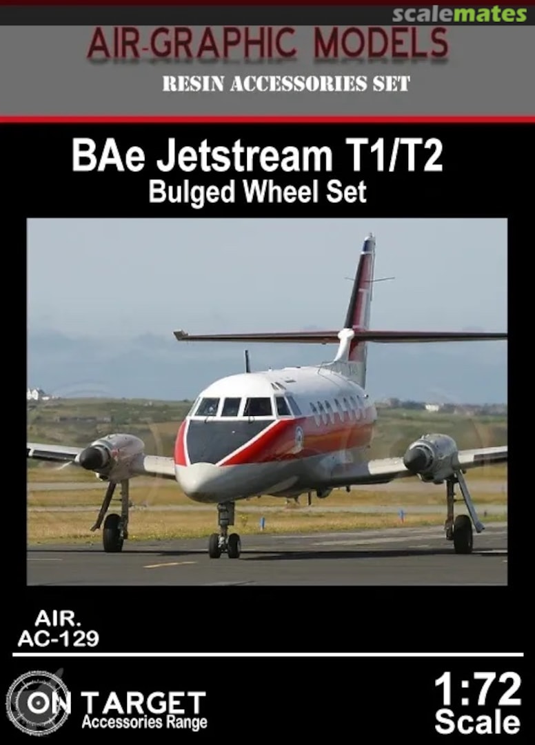Boxart BAe Jetstream T1/T2 Wheel Set AC-129 Air-Graphics Models Boxart BAe Jetstream T1/T2 Wheel Set AC-129 Air-Graphics Models