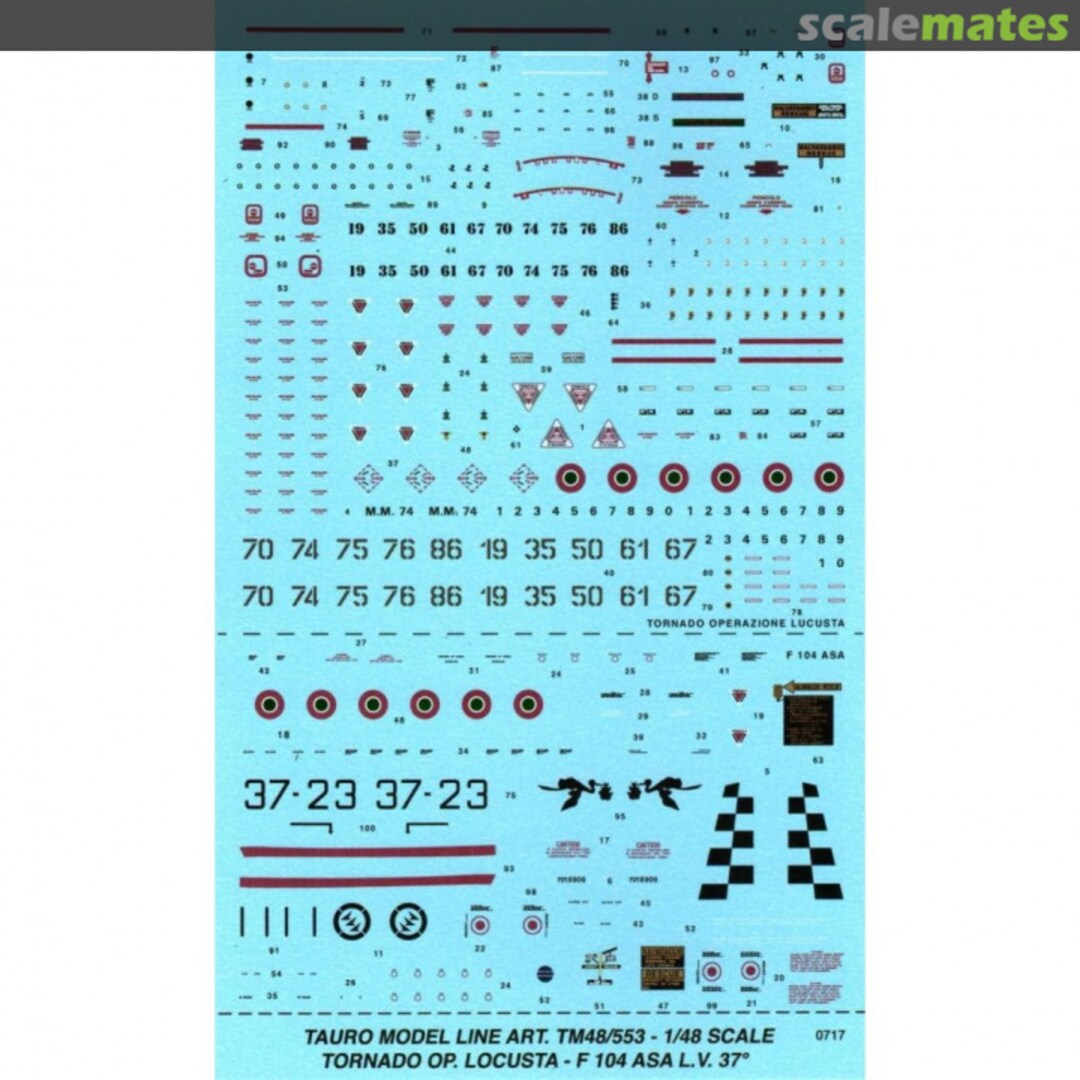Boxart Tornado Operation Locusta / F-104ASA Lo Viz L.V. 37° 48-553 Tauro Model Boxart Tornado Operation Locusta / F-104ASA Lo Viz L.V. 37° 48-553 Tauro Model
