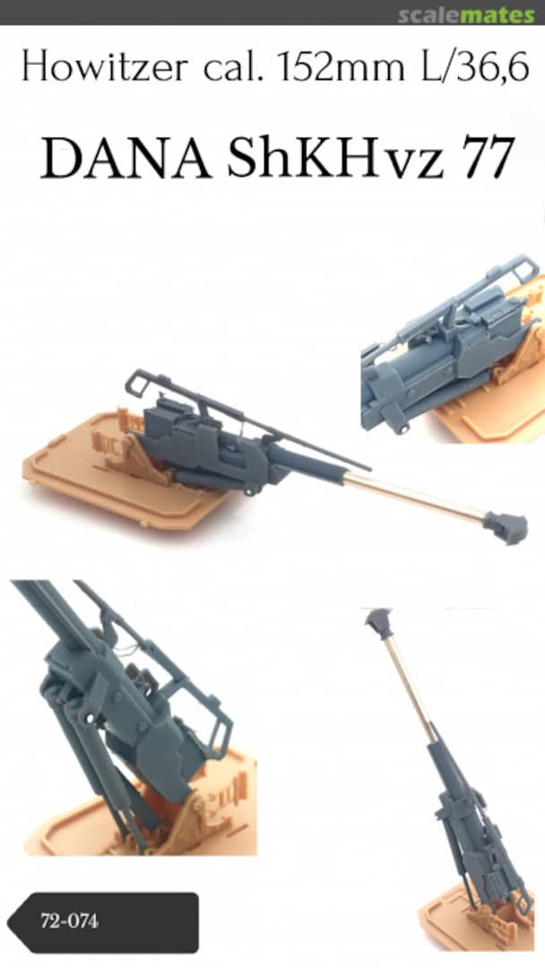 Boxart DANA ShKHvz 77 barrel 72-074 MicroWorld