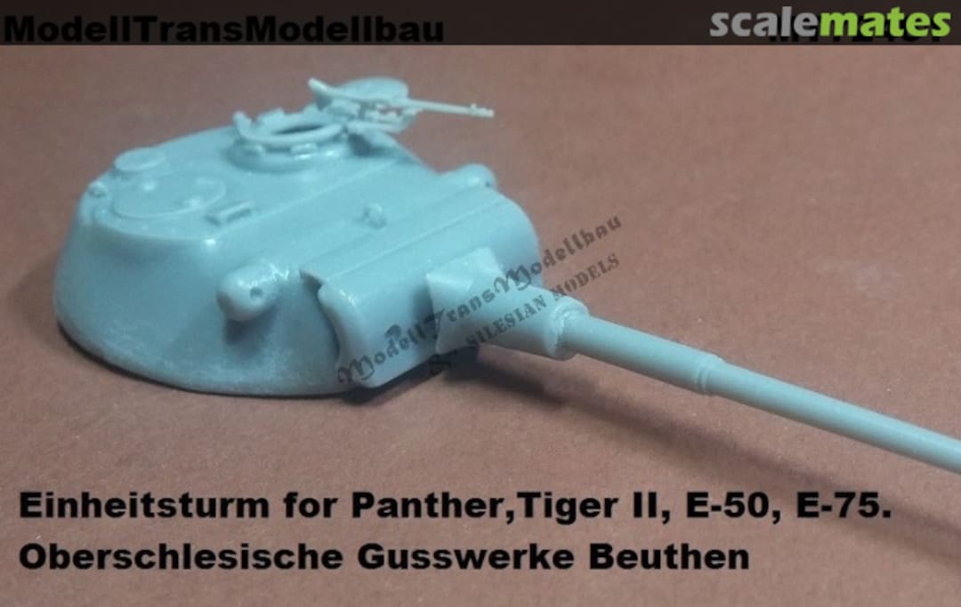 Boxart Einheitsturm for Panther, Tiger II E-50/75 MT72461 Modell Trans Modellbau Boxart Einheitsturm for Panther, Tiger II E-50/75 MT72461 Modell Trans Modellbau