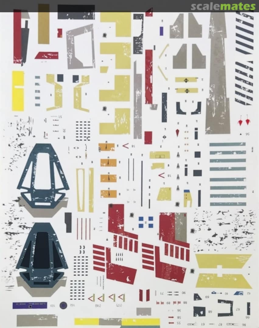 Boxart Bandai Red Five X-Wing Decals OtherWorld Models Boxart Bandai Red Five X-Wing Decals OtherWorld Models