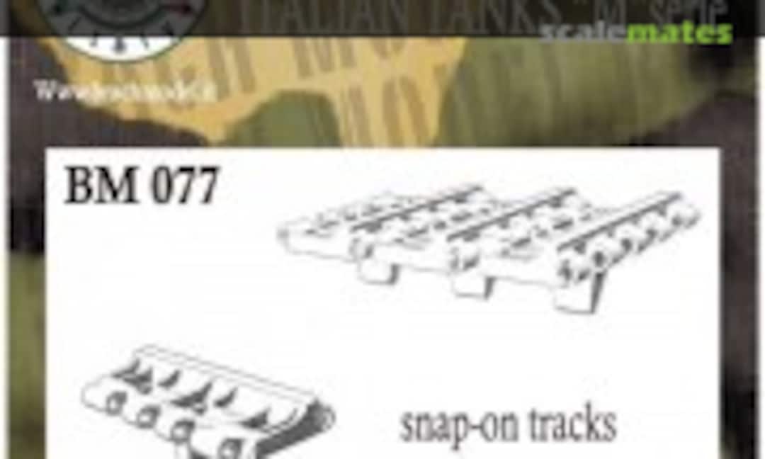 1:35 Tracks for Italian Tanks "M" serie (Brach Model BM 077) BM 077