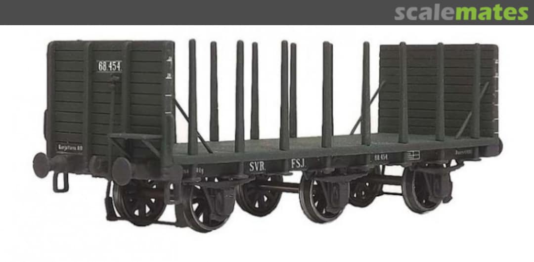 Boxart KK-tolppavaunu (kolmiakselinen) puisella aluskehyksellä. 317 Mestarimallit