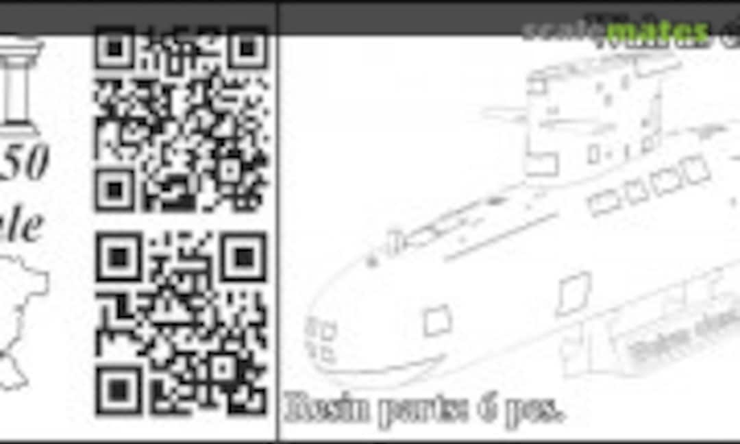 1:350 Walrus class submarine (OKB Grigorov N350058)