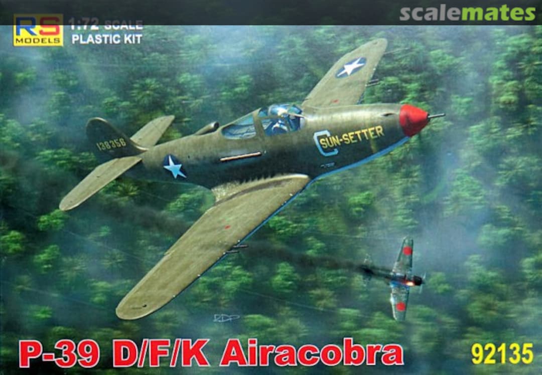 Boxart P-39D/F/K Airacobra 92135 RS Models Boxart P-39D/F/K Airacobra 92135 RS Models