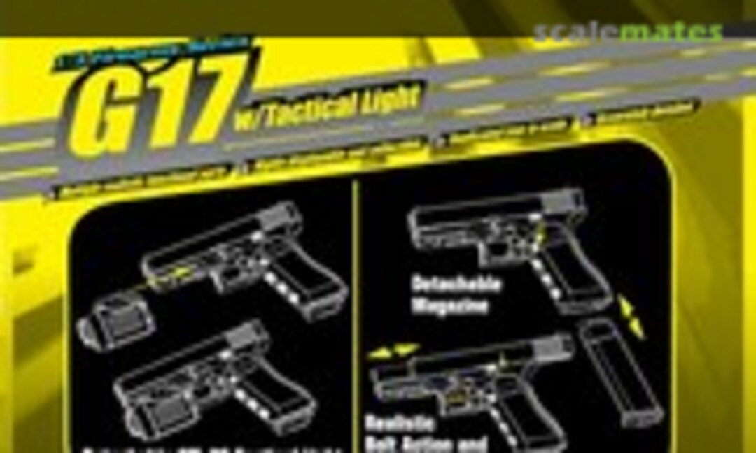 1:3 G-17 w/Tactical Light (Black) (Dragon 76004) 76004