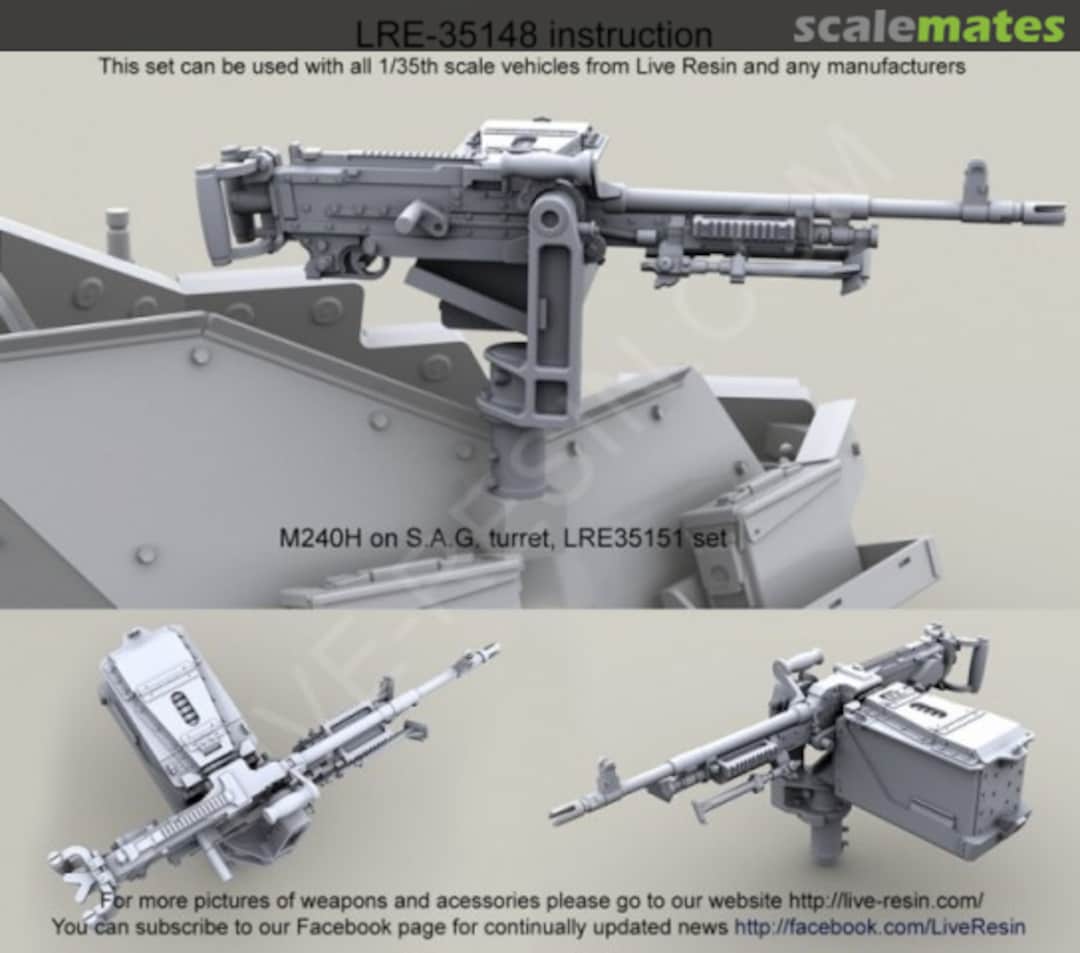 Boxart M240H on General Dynamics vertical arm mount LRE-35148 Live Resin Boxart M240H on General Dynamics vertical arm mount LRE-35148 Live Resin