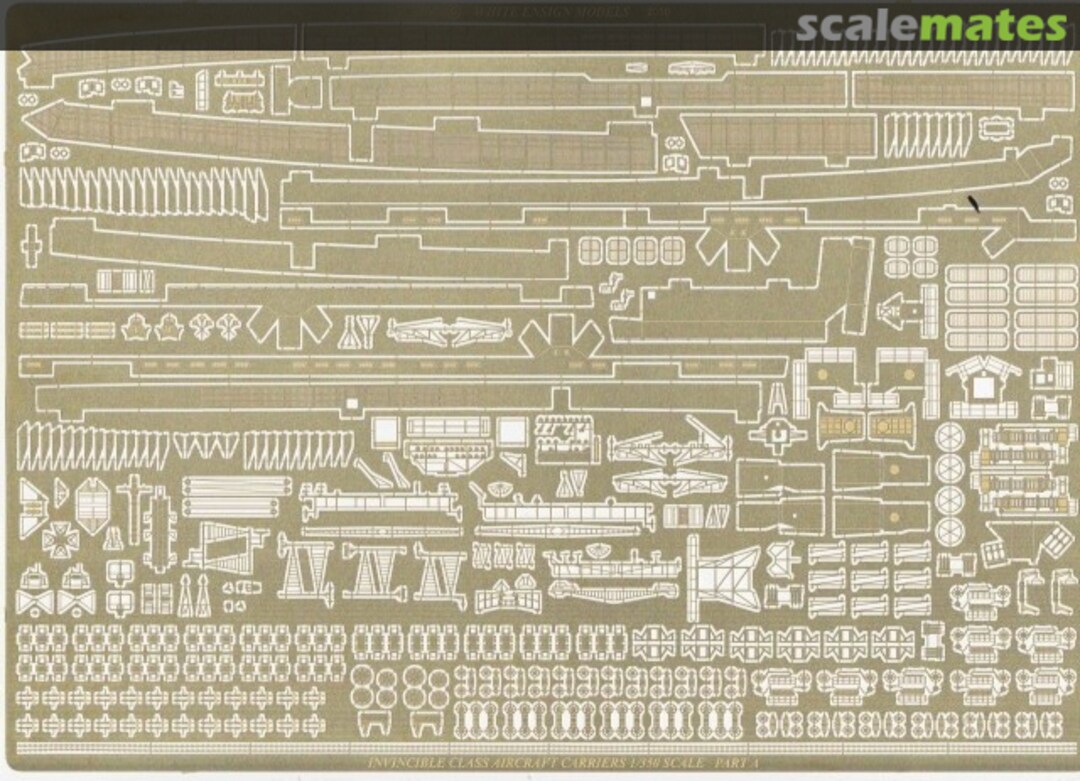 Boxart HMS Illustrious - The Ship Detail-up Set PE 35132 White Ensign Models