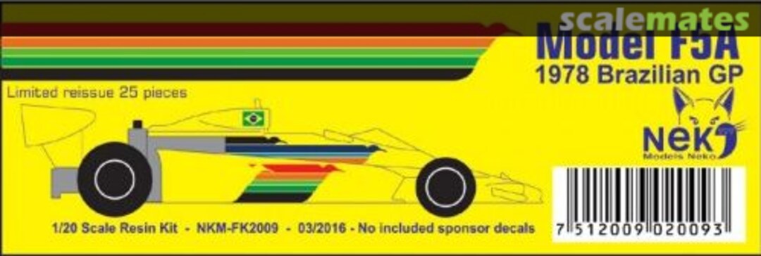 Boxart Fittipaldi F5A NKM-FK2009 Neko Models Boxart Fittipaldi F5A NKM-FK2009 Neko Models