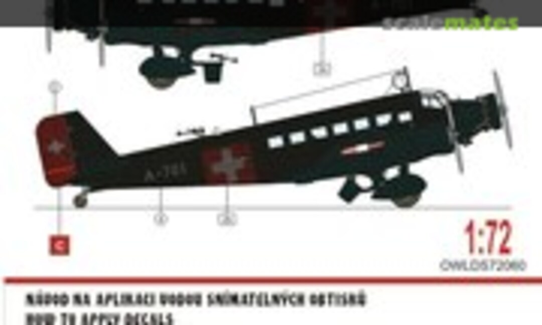 1:72 Ju 52/3m, A-701 Bomber Switzerland (OWL DS72060) DS72060