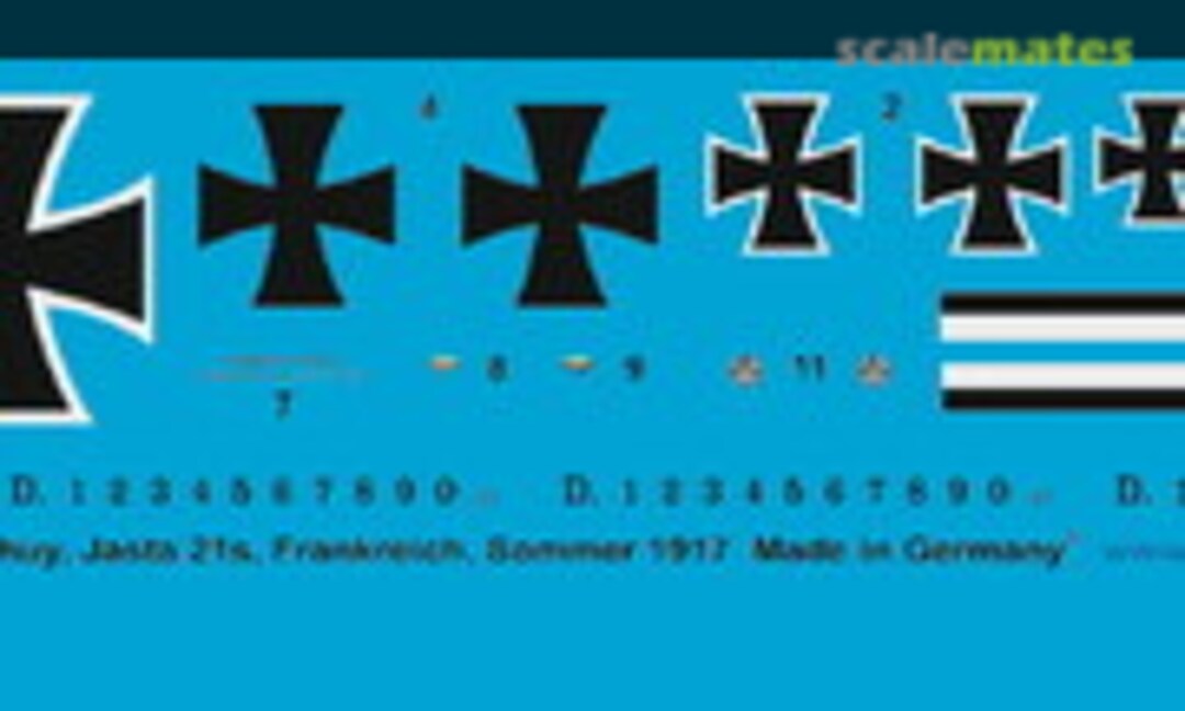 1:48 Albatros D.V Emil Thuy, Jasta 21s (Peddinghaus-Decals 48 3658) 48 3658