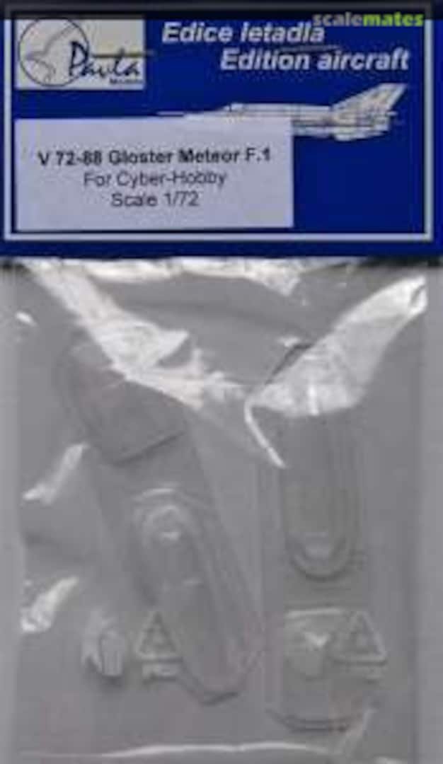 Boxart Gloster Meteor Mk.1 For Cyber-hobby V72-88 Pavla Models