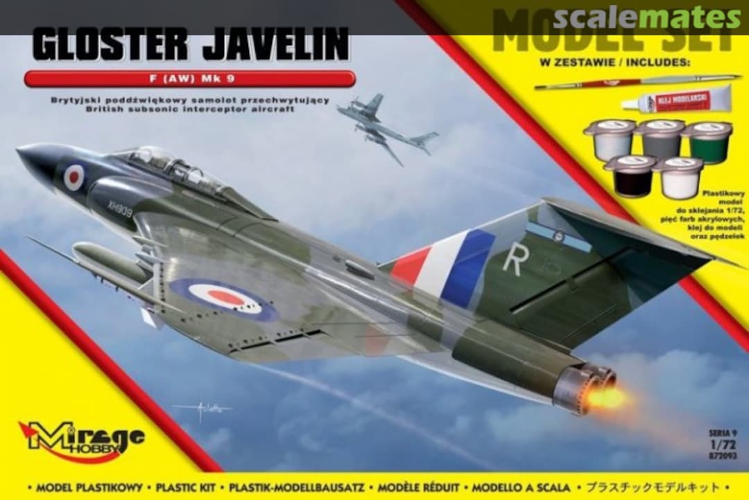 Boxart Gloster Javelin F (AW) Mk 9 872093 Mirage Hobby Boxart Gloster Javelin F (AW) Mk 9 872093 Mirage Hobby