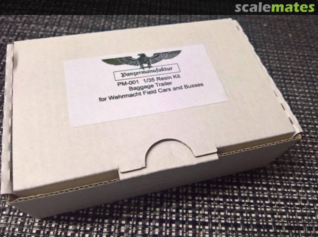 Boxart Baggage trailer for Wehrmacht field cars and busses PM 001 Panzermanufaktur Boxart Baggage trailer for Wehrmacht field cars and busses PM 001 Panzermanufaktur