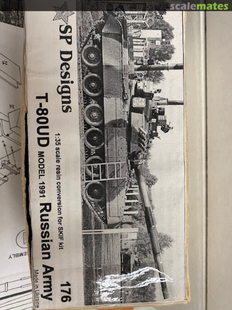 Boxart T-80UD Model 1991 Russian Army 176 SP Designs Boxart T-80UD Model 1991 Russian Army 176 SP Designs