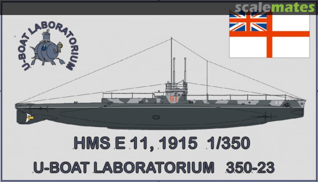 Boxart HMS E 11, 1915 350-23 U-Boat-Laboratorium Boxart HMS E 11, 1915 350-23 U-Boat-Laboratorium