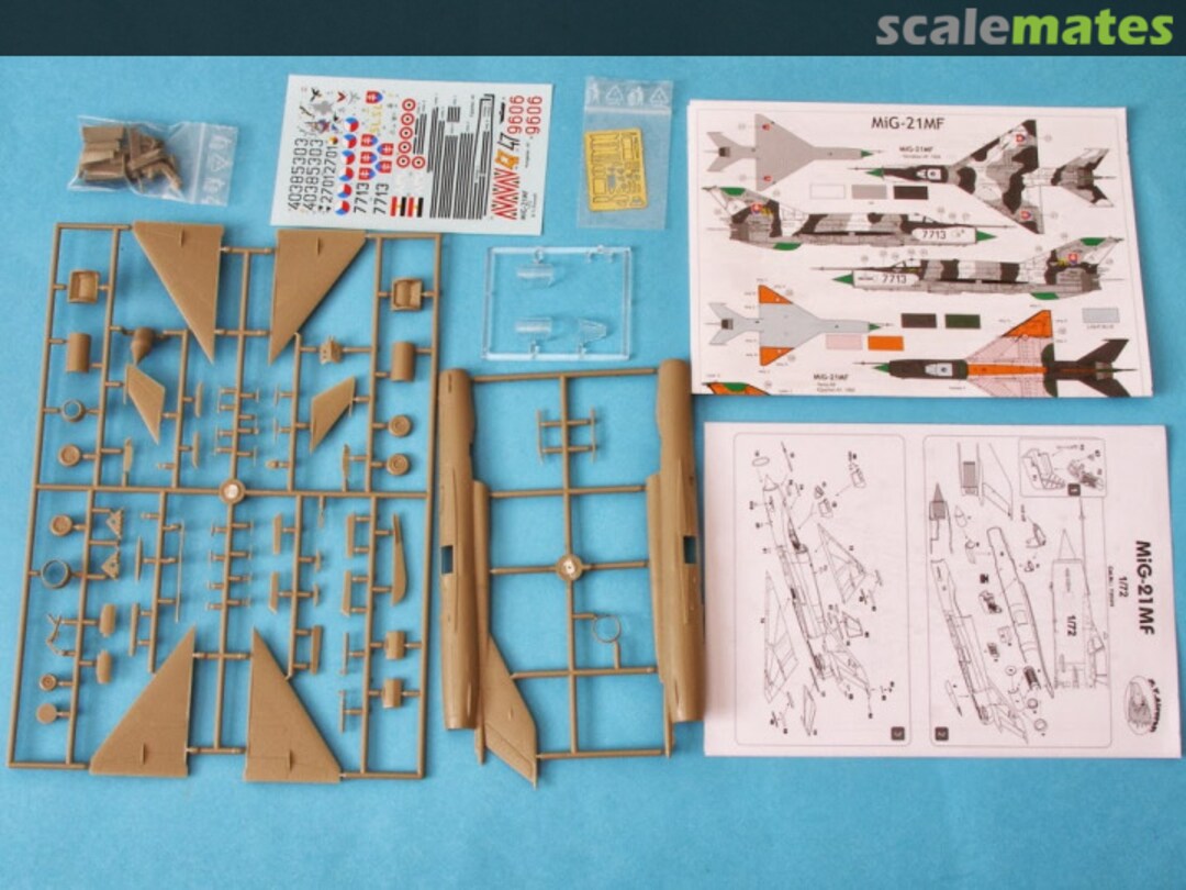 Contents MiG-21MF 72029 R.V.Aircraft Contents MiG-21MF 72029 R.V.Aircraft