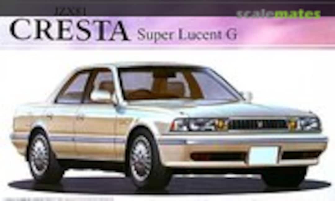1:24 JZX81 Cresta Super Lucent G (Aoshima 049990)