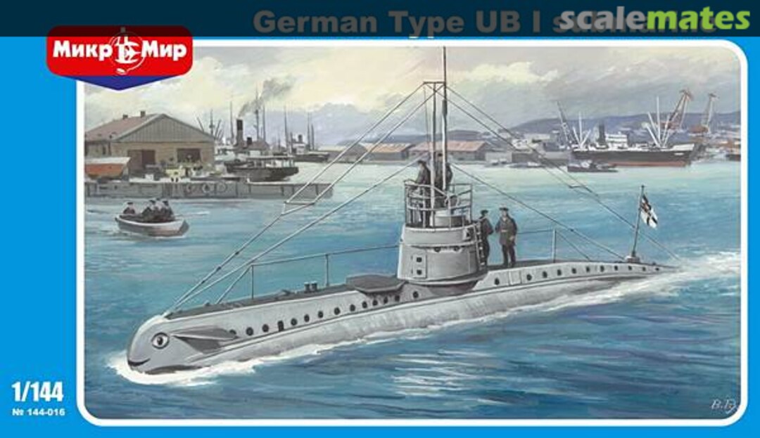 Boxart Type UB I Submarine 144-016 MikroMir Boxart Type UB I Submarine 144-016 MikroMir