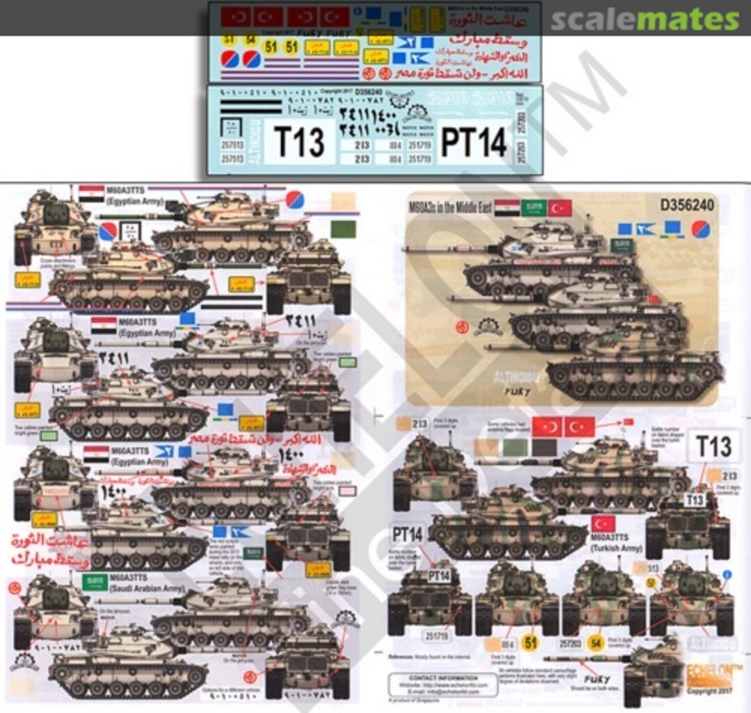 Boxart M60A3 D356240 Echelon Fine Details Boxart M60A3 D356240 Echelon Fine Details