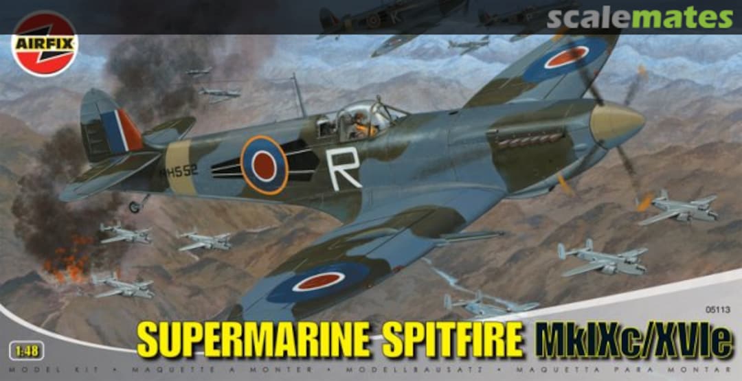 Boxart Supermarine Spitfire MkIXc/XVIe 05113 Airfix Boxart Supermarine Spitfire MkIXc/XVIe 05113 Airfix