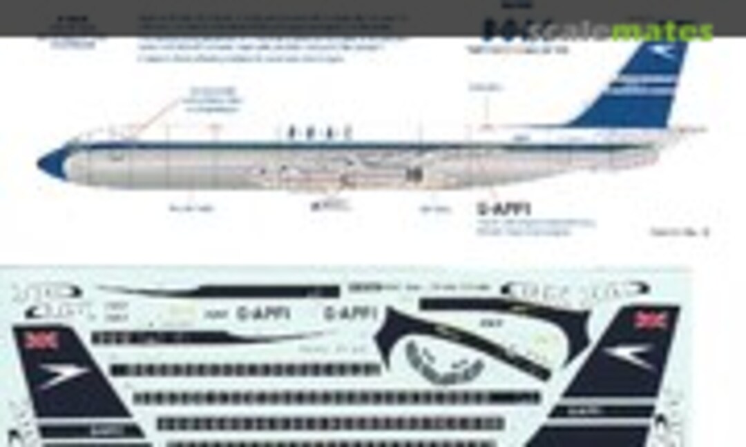 1:144 BOAC Boeing 707-436 (F-DCAL FDS14008) FDS14008