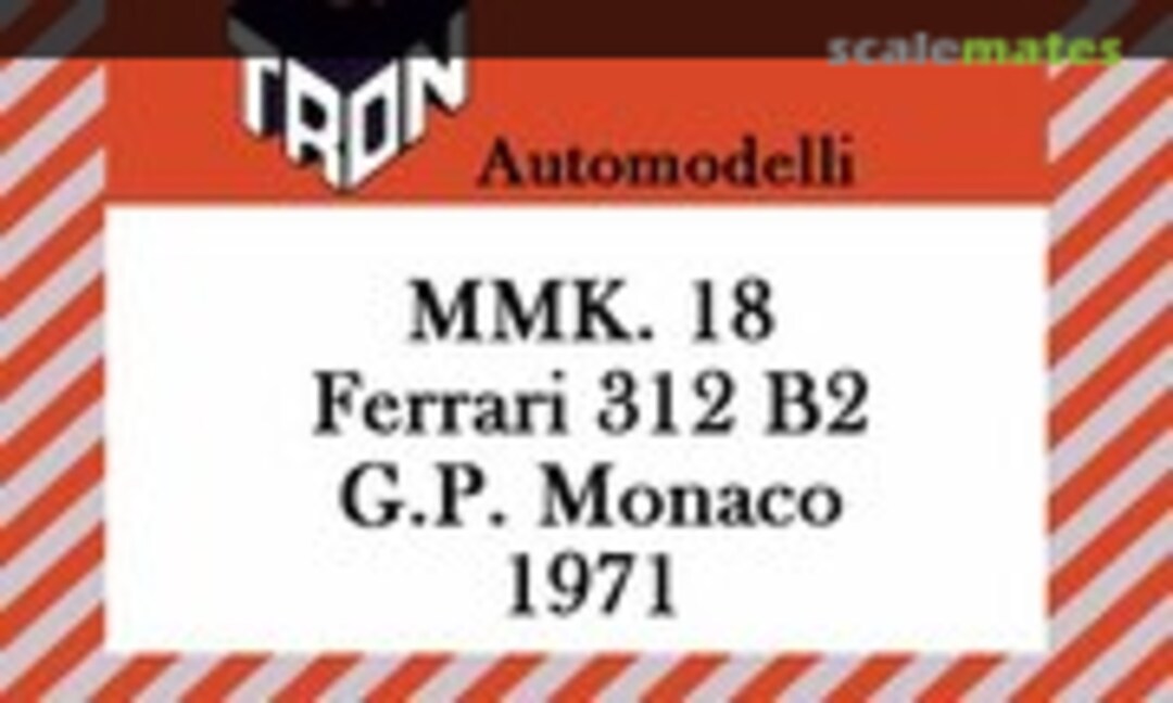 Ferrari 312 B2 (M. Models by Tron MMK18)