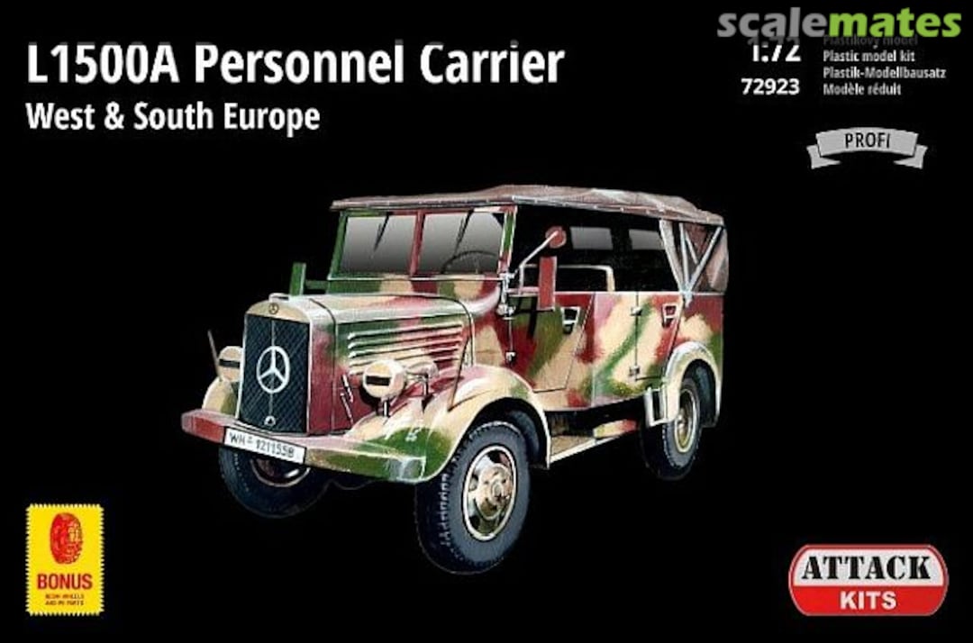 Boxart L1500A Personal Carrier 72923 Attack Hobby Kits