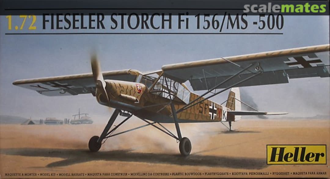 Boxart Fieseler Storch Fi 156/MS -500 80227 Heller Boxart Fieseler Storch Fi 156/MS -500 80227 Heller