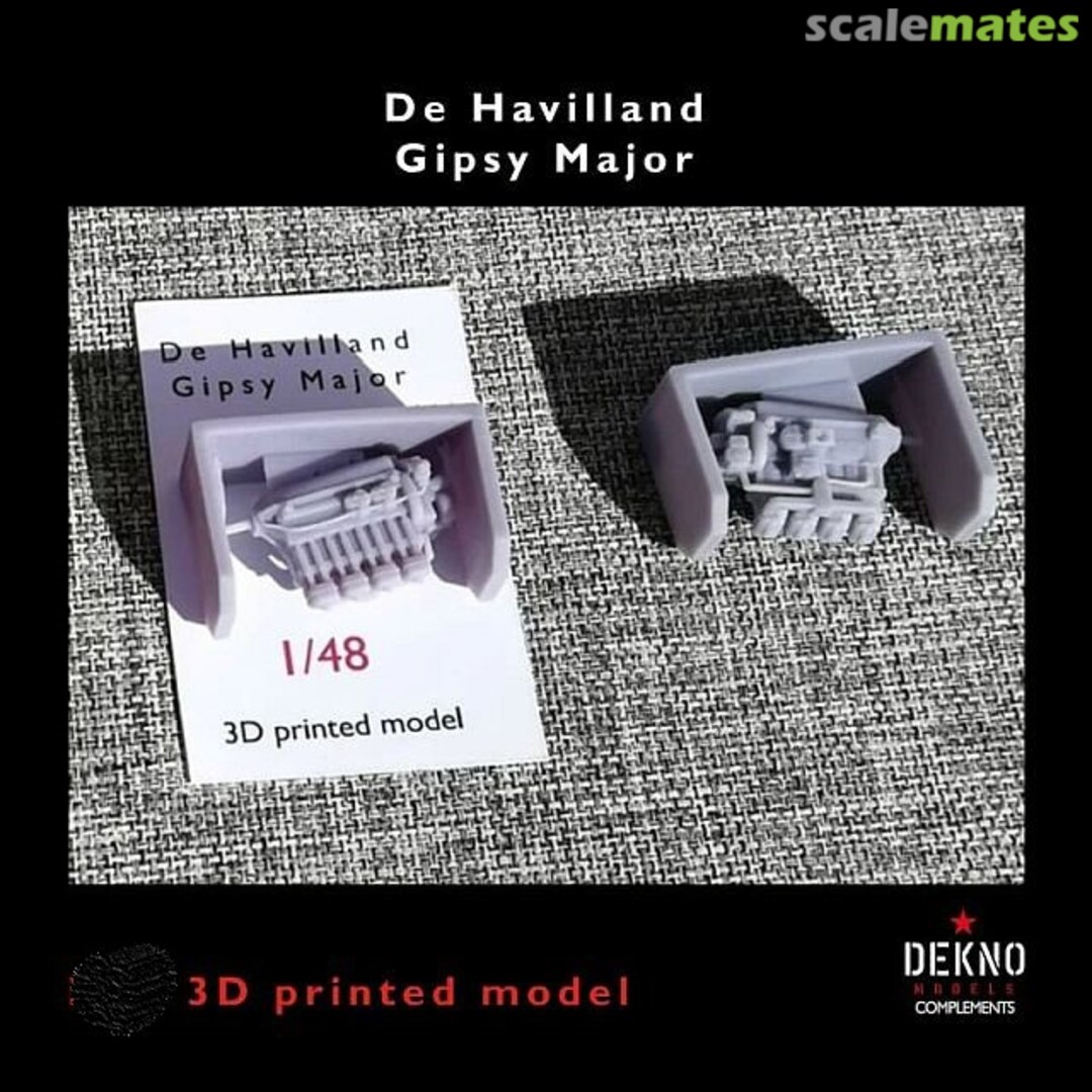 Boxart De Havilland Gipsy Major EN.480100 Dekno Models Boxart De Havilland Gipsy Major EN.480100 Dekno Models