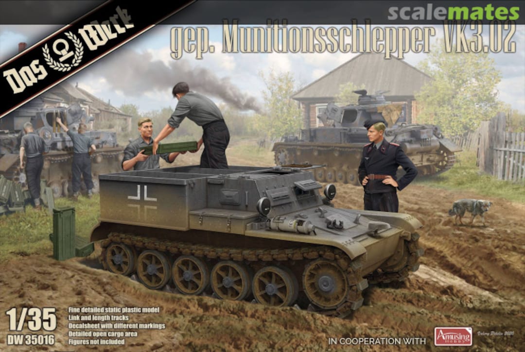 Boxart gep. Munitionsschlepper VK3.02 DW35016 Das Werk Boxart gep. Munitionsschlepper VK3.02 DW35016 Das Werk