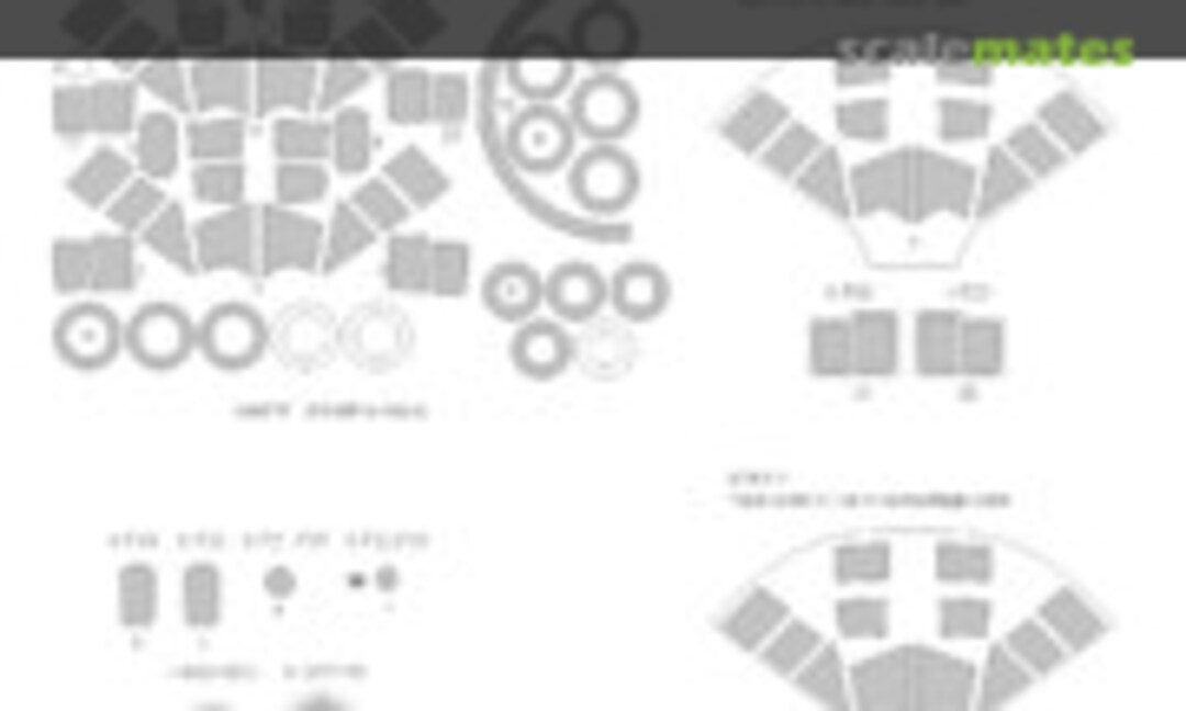 1:72 G-222 Panda / C-27A Chuck - EXPERT kabuki masks (New Ware NWAM0755) NWAM0755