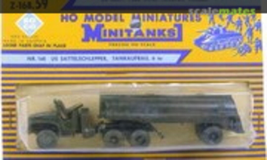 1:87 Fuel Tank Tractor Trailer (Roco Minitanks Z-168.59)