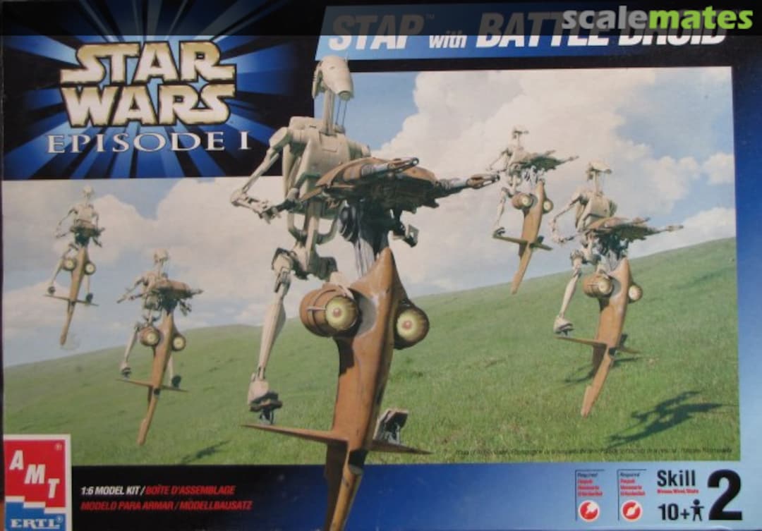 Boxart STAP with Battle Droid 30124 AMT/ERTL Boxart STAP with Battle Droid 30124 AMT/ERTL